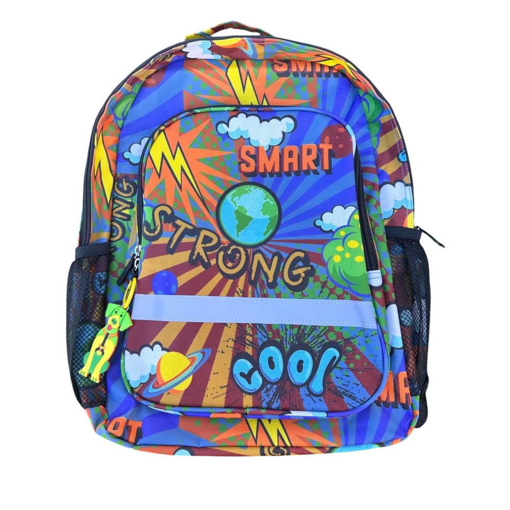 Clever Crazes for Kids School Backpack Smart Strong Cool Pop Art Comic Print